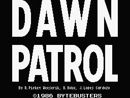 Dawn Patrol Title Screen